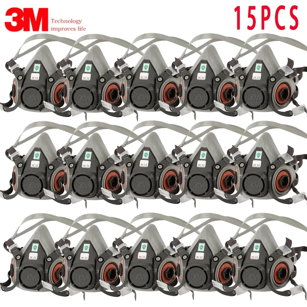 15p 3M 6200 Gas Mask for Spray - Dust Mask Construction 评论和价格