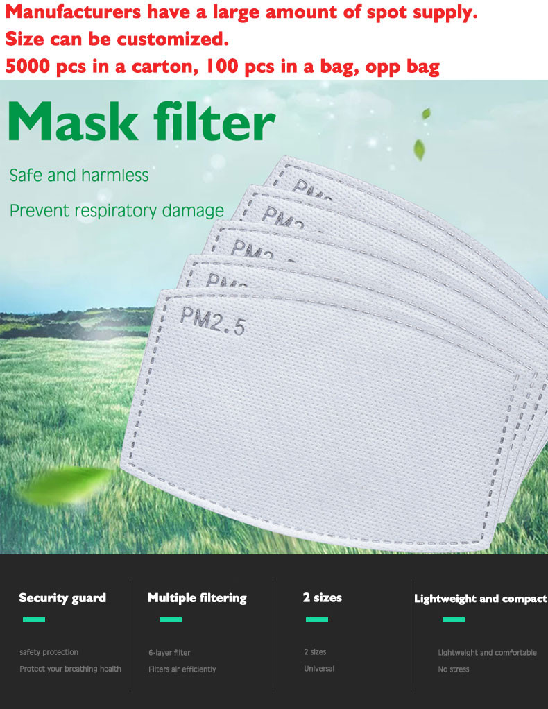 Pm2.5 Mask Filter Safe Multipl - Pm2.5 Filter Insert 评论和价格