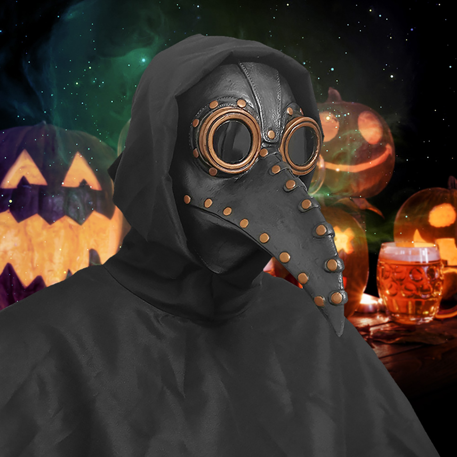 New Halloween Mask and Cloak S - Disposable Surgical Mask 评论和价格